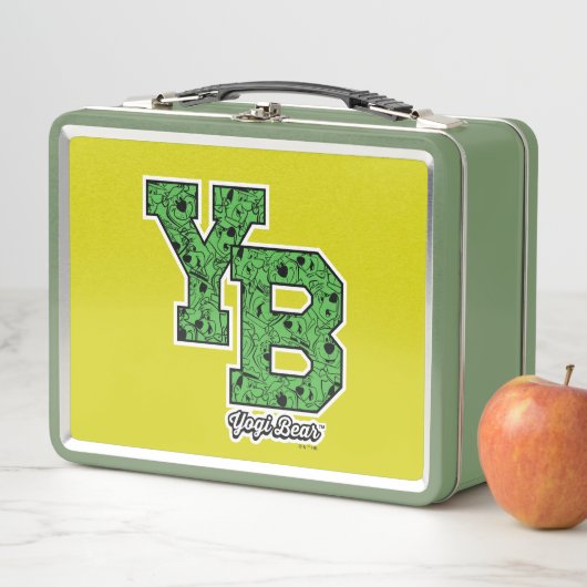 Yogi Beer met patroon Varsity Letters (In situ)