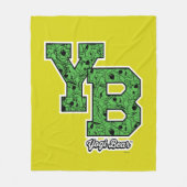 Yogi Beer met patroon Varsity Letters Fleece Deken (Voorkant)
