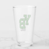 Yogi Beer met patroon Varsity Letters Glas (Achterkant)
