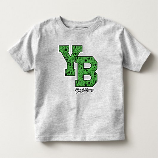 Yogi Beer met patroon Varsity Letters Kinder Shirts (Voorkant)