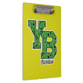 Yogi Beer met patroon Varsity Letters Klembord (Rechts)