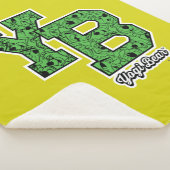 Yogi Beer met patroon Varsity Letters Sherpa Deken (3/4)