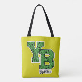 Yogi Beer met patroon Varsity Letters Tote Bag (Achterkant)
