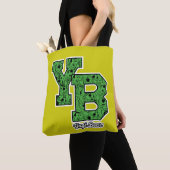 Yogi Beer met patroon Varsity Letters Tote Bag (Dichtbij)