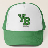 Yogi Beer met patroon Varsity Letters Trucker Pet (Voorkant)