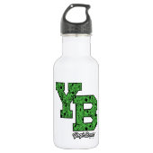 Yogi Beer met patroon Varsity Letters Waterfles (Voorkant)