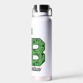 Yogi Beer met patroon Varsity Letters Waterfles (Achterkant)