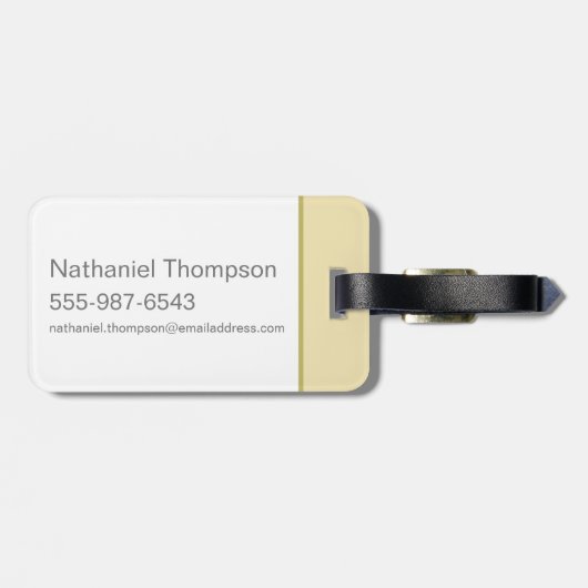 Yogi Beer Picknick Hangmat Nap Tijd Bagagelabel (Achterkant horizontaal)