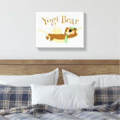 Yogi Beer Picknick Hangmat Nap Tijd Canvas Afdruk (Insitu (Slaapkamer))