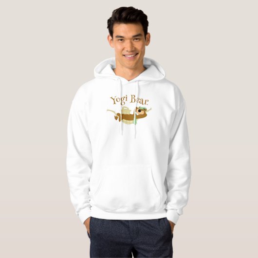 Yogi Beer Picknick Hangmat Nap Tijd Hoodie (Voorkant volledig)