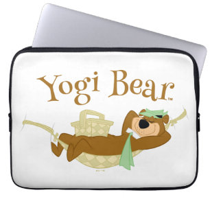 Yogi Beer Picknick Hangmat Nap Tijd Laptop Sleeve