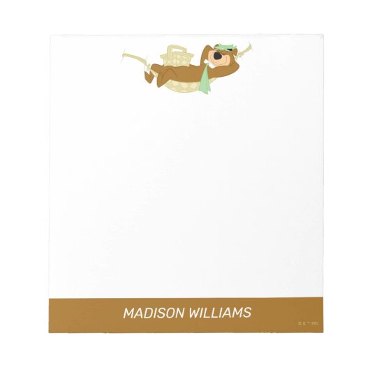 Yogi Beer Picknick Hangmat Nap Tijd Notitieblok (Voorkant)