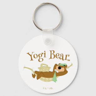 Yogi Beer Picknick Hangmat Nap Tijd Sleutelhanger