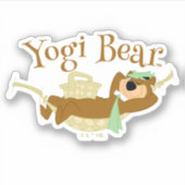 Yogi Beer Picknick Hangmat Nap Tijd Sticker (Voorkant)