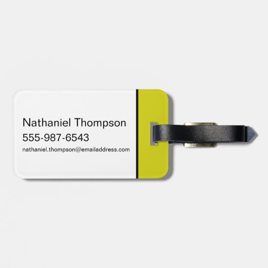 Yogi Beer Picnic Quotes & leuke zinnen Patroon Bagagelabel (Achterkant horizontaal)