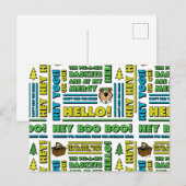 Yogi Beer Picnic Quotes & leuke zinnen Patroon Briefkaart (Voorkant / Achterkant)