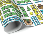 Yogi Beer Picnic Quotes & leuke zinnen Patroon Cadeaupapier (Rol Hoek)