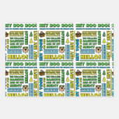 Yogi Beer Picnic Quotes & leuke zinnen Patroon Inpakpapier Vel (Voorkant 2)