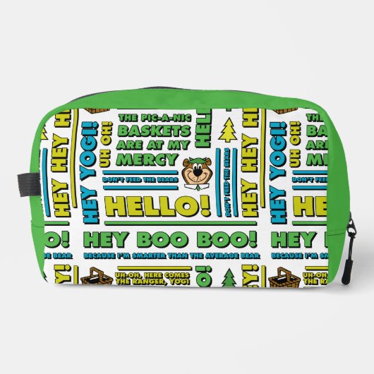 Yogi Beer Picnic Quotes & leuke zinnen Patroon Toilettasje (Voorkant)