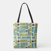 Yogi Beer Picnic Quotes & leuke zinnen Patroon Tote Bag (Achterkant)