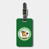 Yogi Beer Smiling Portrait Bagagelabel (Voorkant verticaal)