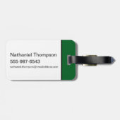 Yogi Beer Smiling Portrait Bagagelabel (Achterkant horizontaal)