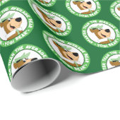 Yogi Beer Smiling Portrait Cadeaupapier (Rol Hoek)