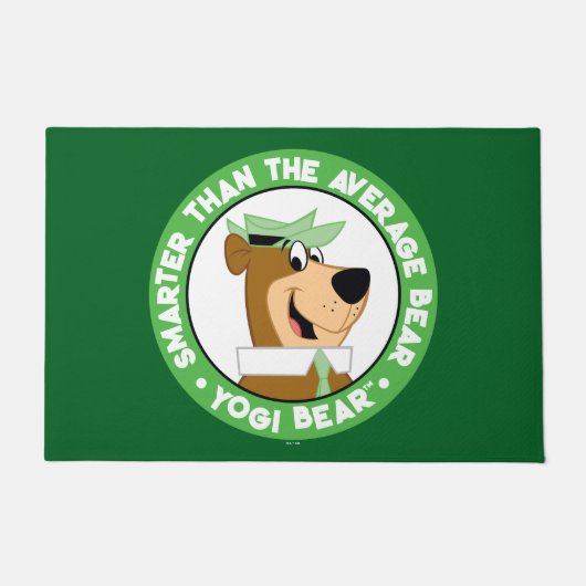 Yogi Beer Smiling Portrait Deurmat (Voorkant)
