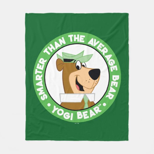Yogi Beer Smiling Portrait Fleece Deken (Voorkant)