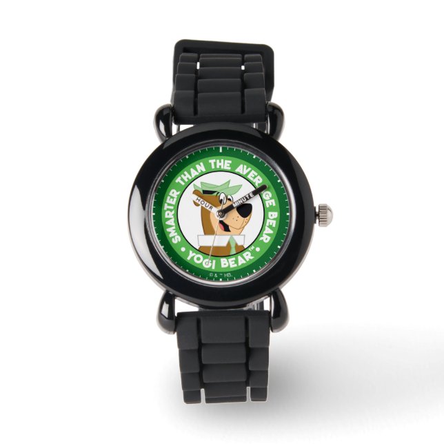 Yogi Beer Smiling Portrait Horloge (Voorkant)