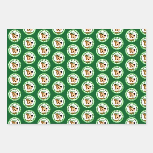 Yogi Beer Smiling Portrait Inpakpapier Vel (Voorkant 2)