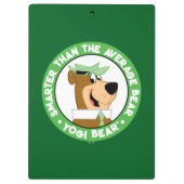 Yogi Beer Smiling Portrait Klembord (Achterkant)