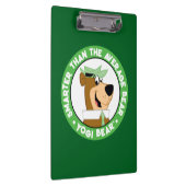 Yogi Beer Smiling Portrait Klembord (Rechts)