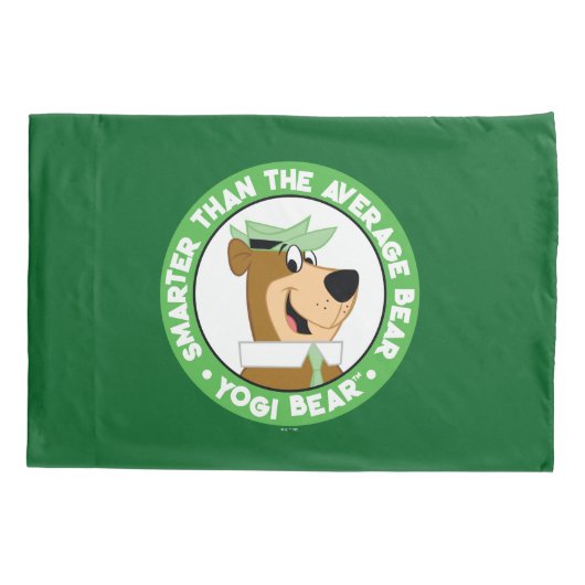 Yogi Beer Smiling Portrait Kussensloop (Achterkant)