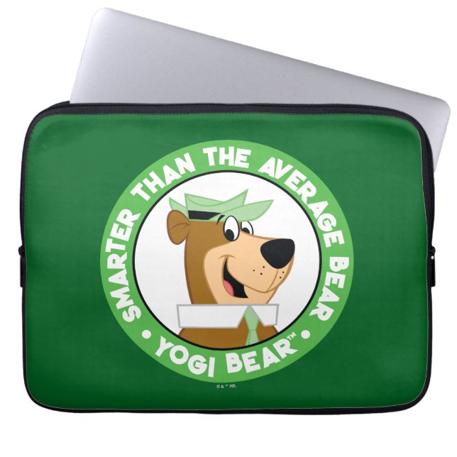 Yogi Beer Smiling Portrait Laptop Sleeve (Voorkant)