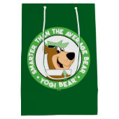 Yogi Beer Smiling Portrait Medium Cadeauzakje (Achterkant)