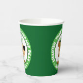 Yogi Beer Smiling Portrait Papieren Bekers (Links)