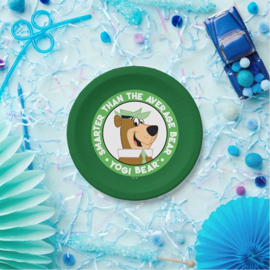 Yogi Beer Smiling Portrait Papieren Bordje (Feest)