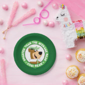 Yogi Beer Smiling Portrait Papieren Bordje (Feest)