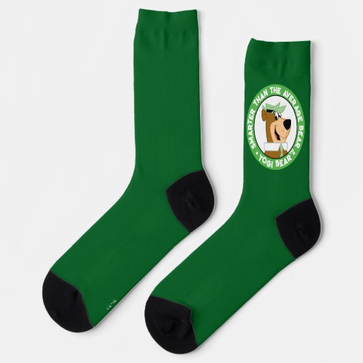 Yogi Beer Smiling Portrait Sokken (Links)