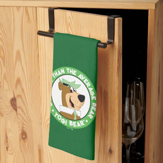 Yogi Beer Smiling Portrait Theedoek (Derde Gevouwen)