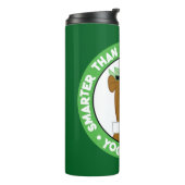 Yogi Beer Smiling Portrait Thermosbeker (Gedraaid links)