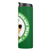 Yogi Beer Smiling Portrait Thermosbeker (Geroteerd rechts)