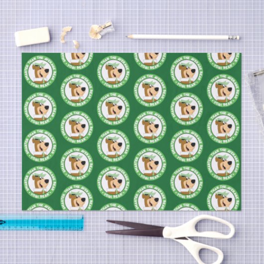 Yogi Beer Smiling Portrait Tissuepapier (Craft)