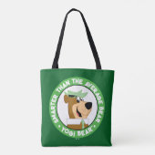 Yogi Beer Smiling Portrait Tote Bag (Achterkant)