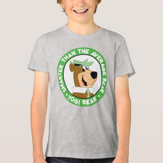 Yogi Beer Smiling Portrait Tri-Blend Shirt (Voorkant)