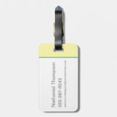 Yogi Beer Welkom Bagagelabel (Achterkant verticaal)