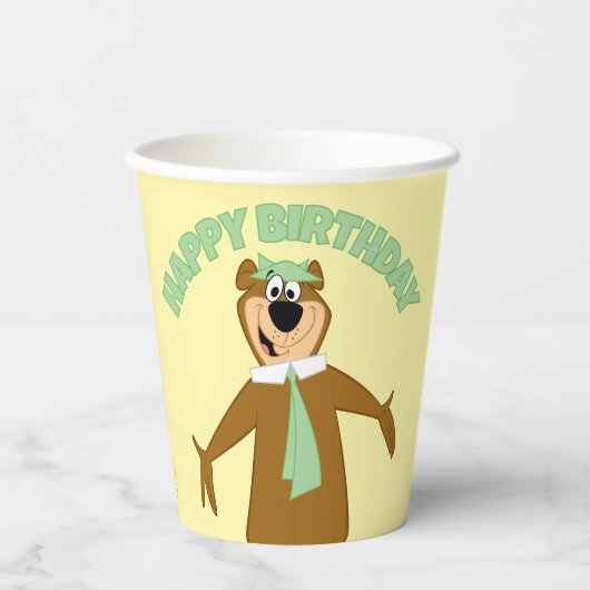 Yogi Beer Welkom Papieren Bekers (Voorkant)