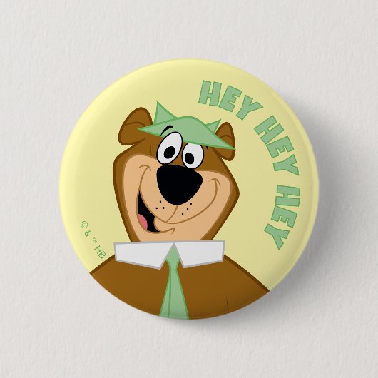 Yogi Beer Welkom Ronde Button 5,7 Cm (Voorkant)
