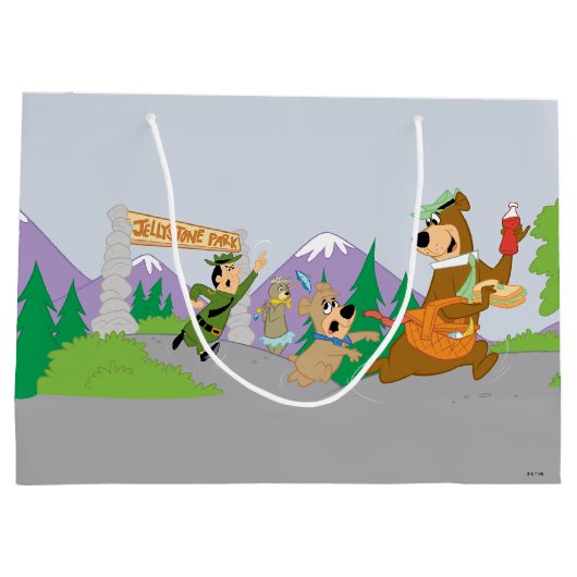 Yogi Beer's grote picknickmand ontsnapping Groot Cadeauzakje (Achterkant)
